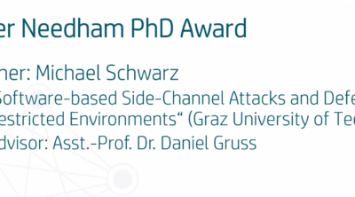 Michael Schwarz Wins the EuroSys Roger Needham PhD Award