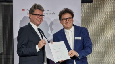 Martin Schwarzl receives Austrian National "Award of Excellence" for Best Dissertations 2023