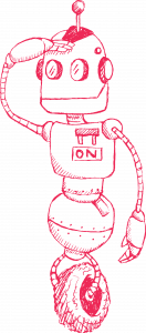 Bachelor Robot vector